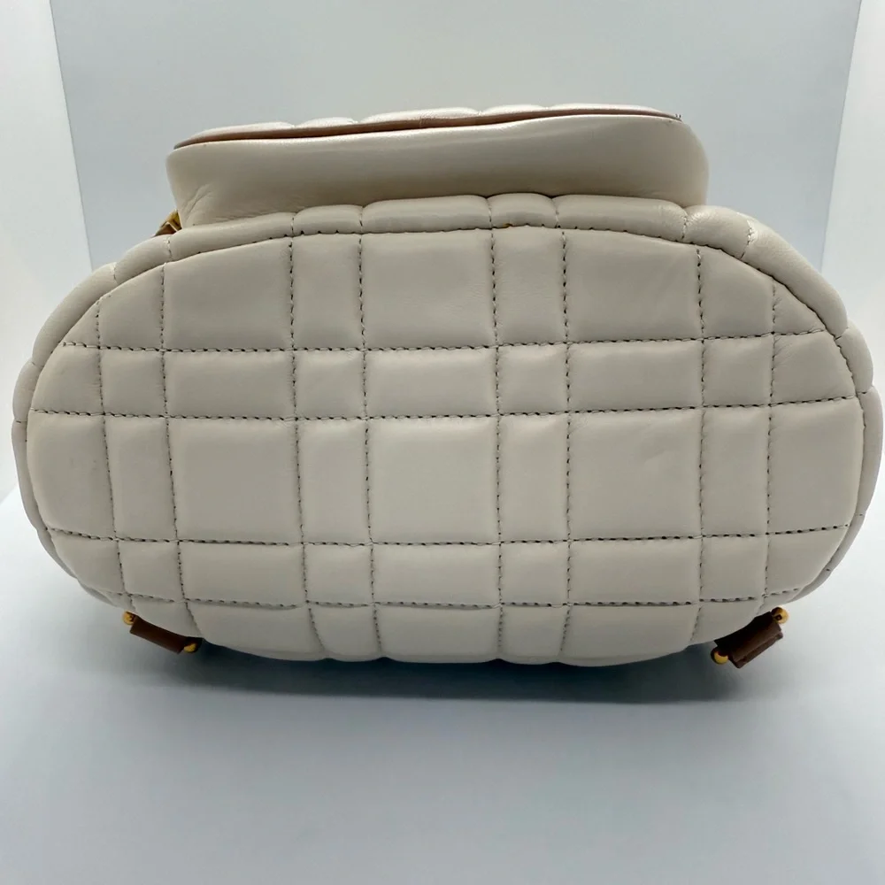 Kate Spade Evelyn Quilted Small Backpack in Ivory - Picture 6 of 12
